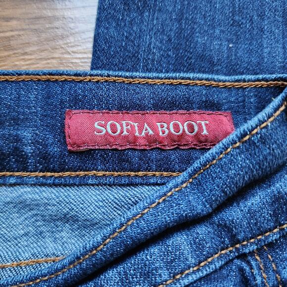 Lucky Brand Jeans Womens Size 12/31 Dark Blue Denim Ankle Sofia Boot Pockets - Picture 11 of 14